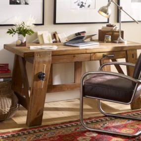 Bench Style Office Desks from Pottery Barn – small and large Hendrix